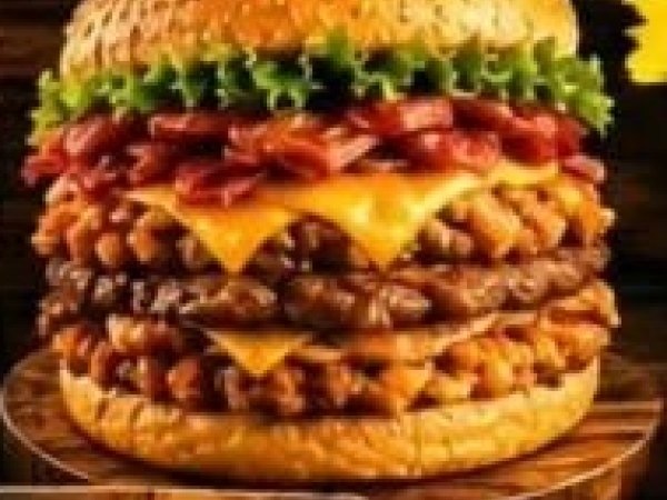 Hamburguesa triple