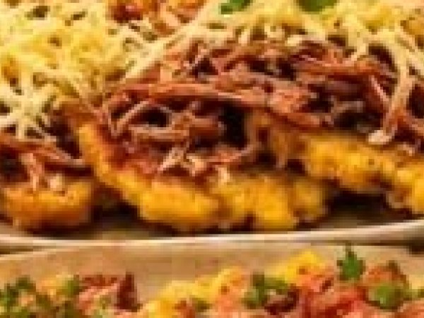 Tostones con carne